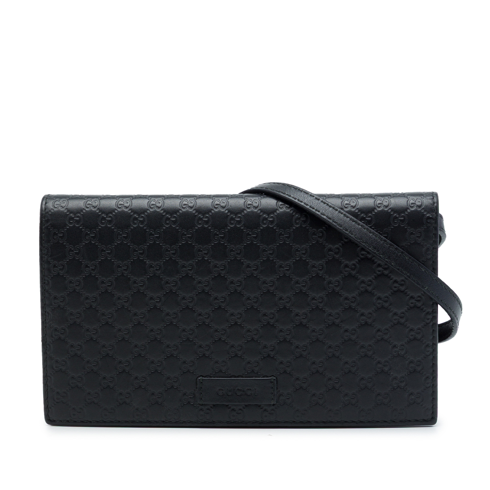 Pre-Loved Gucci Microguccissima Wallet on Strap